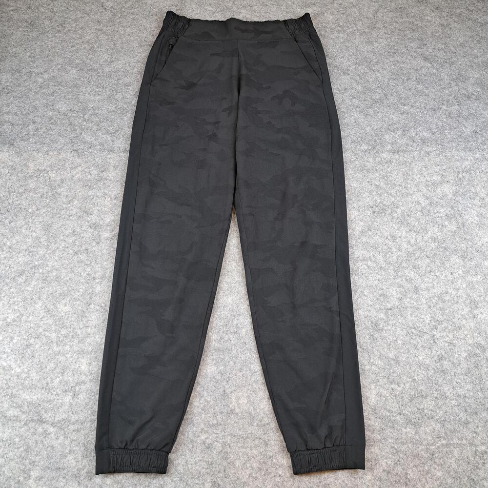 Athleta Pants Womens 2 Black Brooklyn Textured Jogger Camo Stretch Athletic